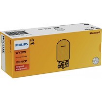 ΛΑΜΠΑ PHILIPS 12V-21W WY21W W3x16d Πορτοκαλί (Χωρίς κάλυκα)