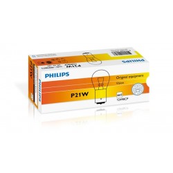 ΛΑΜΠΑ PHILIPS 12V-21W P21W BA15s (Καρύδι)
