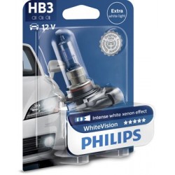 ΛΑΜΠΑ PHILIPS HB3 (9005) White Vision 3700K 12V-65W
