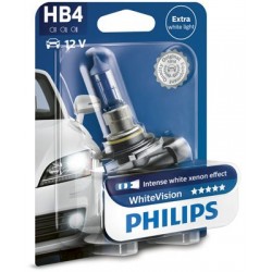 ΛΑΜΠΑ PHILIPS HB4 (9006) White Vision 3700K 12V-55W