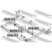 ΣΥΝΕΜΠΛΟΚ ΑΞΩΝΑ ΠΙΣΩ NISSAN ALMERA N15/N16,PRIMERA P11