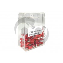 ΑΚΡΟΔΕΚΤΕΣ ΜΕ ΜΟΝΩΣΗ ΚΟΚΚΙΝΟΙ ΣΥΡΤΑΡΩΤΟΙ ΘΗΛΥΚΟΙ 2,8 mm 100 Τεμάχια