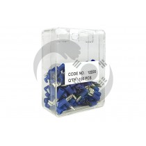 ΑΚΡΟΔΕΚΤΕΣ ΜΕ ΜΟΝΩΣΗ ΜΠΛΕ ΣΥΡΤΑΡΩΤΟΙ ΘΗΛΥΚΟΙ 4,7 mm 100 Τεμάχια