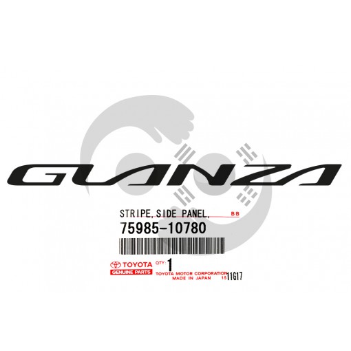 ΑΥΤΟΚΟΛΛΗΤΟ \'\'GLANZA\'\' ΦΤΕΡΟΥ ΠΙΣΩ TOYOTA STARLET P9