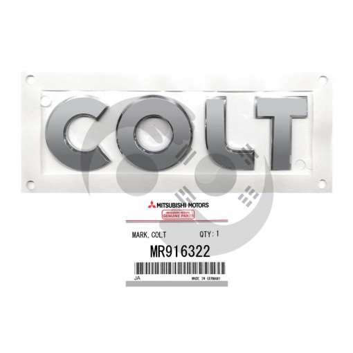 ΣΗΜΑ \'\'COLT\'\' ΠΟΡΤ-ΜΠΑΓΚΑΖ MITSUBISHI COLT CZ