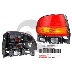 ΚΡΥΣΤΑΛΛΟ ΦΑΝΑΡΙΟΥ ΠΙΣΩ ΕΞΩ LH TOYOTA CARINA E T19 Sedan UK production