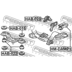 ΑΠΟΣΒΕΣΤΗΡΑΣ ΒΑΣΗΣ ΔΙΑΦΟΡΙΚΟΥ ΠΙΣΩ HONDA CRV RD1
