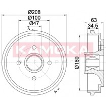 ΤΑΜΠΟΥΡΟ ΦΡΕΝΩΝ ΠΙΣΩ SUZUKI WAGON R