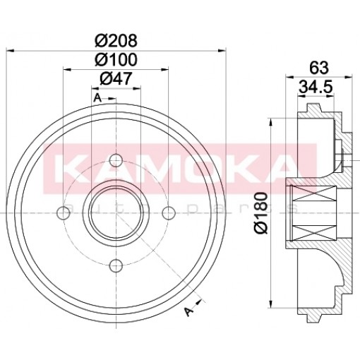 ΤΑΜΠΟΥΡΟ ΦΡΕΝΩΝ ΠΙΣΩ SUZUKI WAGON R