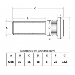 ΜΠΟΥΖΟΝΙ ΤΡΟΧΟΥ NISSAN ΚΛΑΡΚ