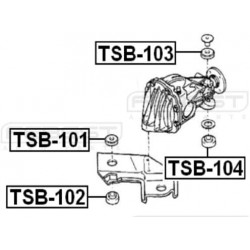 ΛΑΣΤΙΧΟ ΒΑΣΗΣ ΕΜΠΡΟΣ ΔΙΑΦΟΡΙΚΟΥ DAIHATSU TERIOS J1 99-05 (Εμπρός-Κάτω)