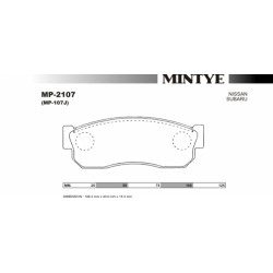 ΤΑΚΑΚΙΑ ΕΜΠΡΟΣ NISSAN SUNNY B11/N13,SUBARU JUSTY KA7/KD7 84-96