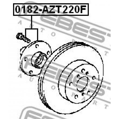 ΜΟΥΑΓΙΕ ΤΡΟΧΟΥ ΕΜΠΡΟΣ TOYOTA AVENSIS T22,CELICA T23