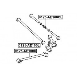ΚΟΝΤΡΑ ΜΠΑΡΑ ΠΙΣΩ ΕΓΚΑΡΣΙΑ LH=RH TOYOTA COROLLA E10