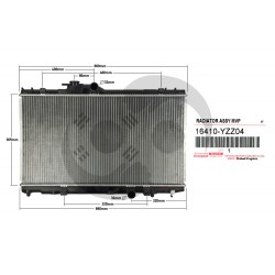 ΨΥΓΕΙΟ ΝΕΡΟΥ TOYOTA COROLLA E11 4ZZ-FE ΨΥΓΕΙΟ ΝΕΡΟΥ TOYOTA COROLLA E11 4ZZ-FE