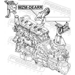 ΒΑΣΗ ΜΗΧΑΝΗΣ ΠΙΣΩ MAZDA 2 DE 2007-2014 (Αυτόματο σασμάν)