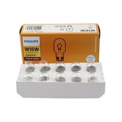 ΛΑΜΠΑ PHILIPS T15 12V-16W W2.1x9.5d (Χωρίς κάλυκα)