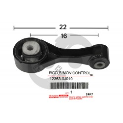 ΒΑΣΗ ΜΗΧΑΝΗΣ ΠΙΣΩ TOYOTA YARIS P90 (2SZ-FE) ΒΑΣΗ ΜΗΧΑΝΗΣ ΠΙΣΩ TOYOTA YARIS P90 (2SZ-FE)