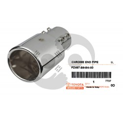 ΔΙΑΚΟΣΜΗΤΙΚΗ ΜΠΟΥΚΑ ΕΞΑΤΜΙΣΗΣ TOYOTA YARIS P90,P130