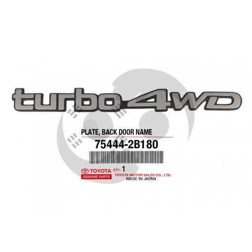 ΣΗΜΑ ΠΙΣΩ [TURBO 4WD] TOYOTA CELICA T18