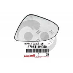 ΚΡΥΣΤΑΛΛΟ ΚΑΘΡΕΦΤΗ LH TOYOTA AYGO B40