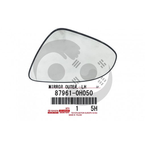 ΚΡΥΣΤΑΛΛΟ ΚΑΘΡΕΦΤΗ LH TOYOTA AYGO B40