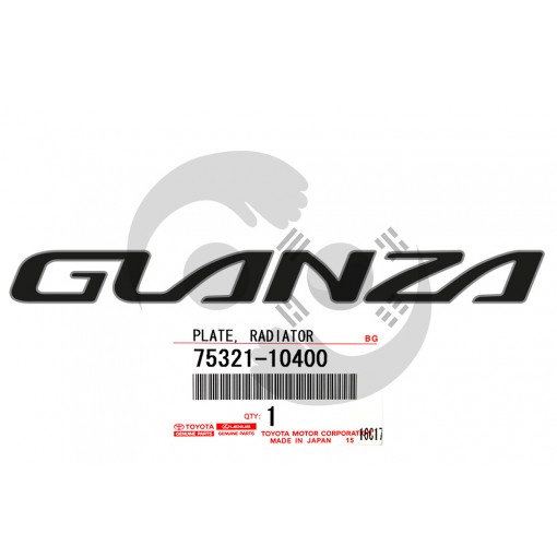 ΣΗΜΑ ΜΑΣΚΑΣ \'\'GLANZA\'\' TOYOTA STARLET P9 GT 97-99