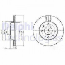 ΔΙΣΚΟΣ ΦΡΕΝΩΝ ΕΜΠΡΟΣ SUZUKI CARRY DA32