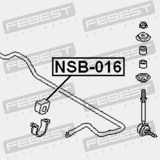 ΛΑΣΤΙΧΟ ΖΑΜΦΟΡ ΕΜΠΡΟΣ ΜΕΣΑΙΟ NISSAN PRIMERA P10,P11