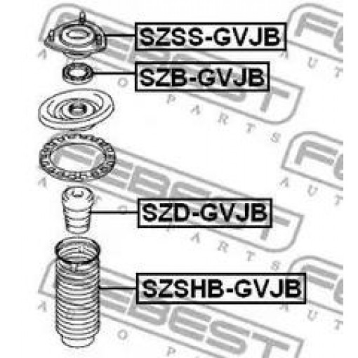 ΡΟΥΛΕΜΑΝ TOP MOUNT ΕΜΠΡΟΣ SUZUKI GR.VITARA 2006-2014